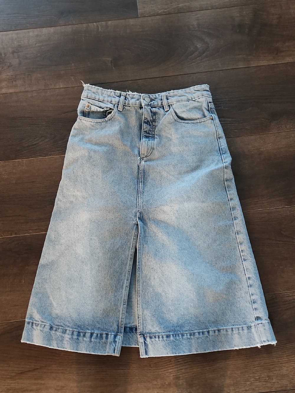 DL1961 Light Blue Denim Skirt
